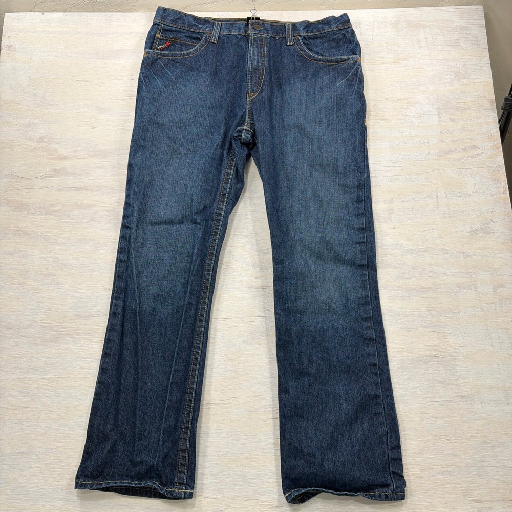 Ariat Jeans FR M4 Relaxed Boot 38x34 Flame Resistant Denim Blue Mens